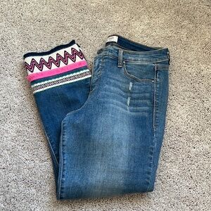 Pattern jeans